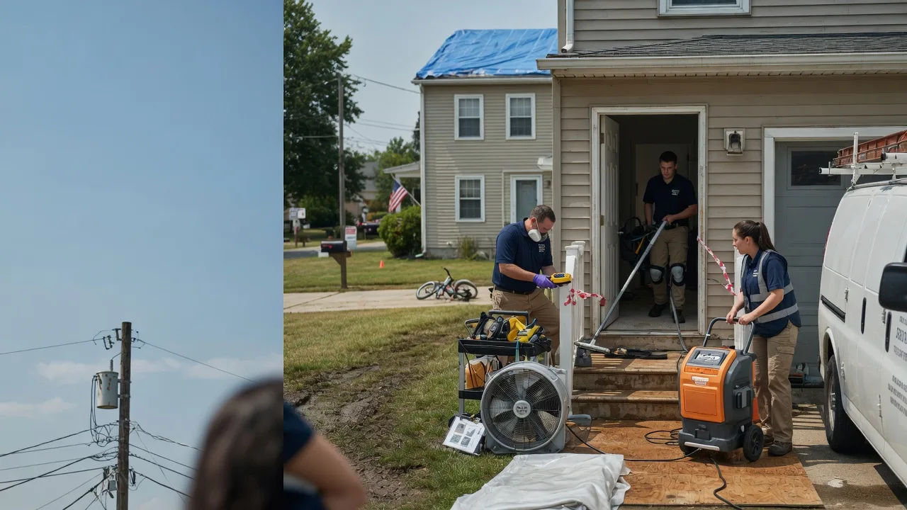 Water Damage Repair in Bellflower, IL near me